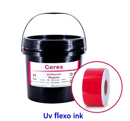 UV μελάνι CMYK Flexo και χρώματα Panton για την εκτύπωση ετικετών