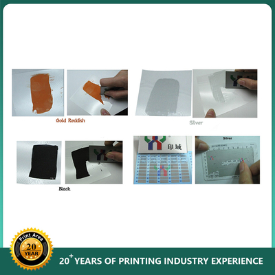 Γρατσουνιά μελανιού εκτύπωσης ασφάλειας PVC PET από το μελάνι