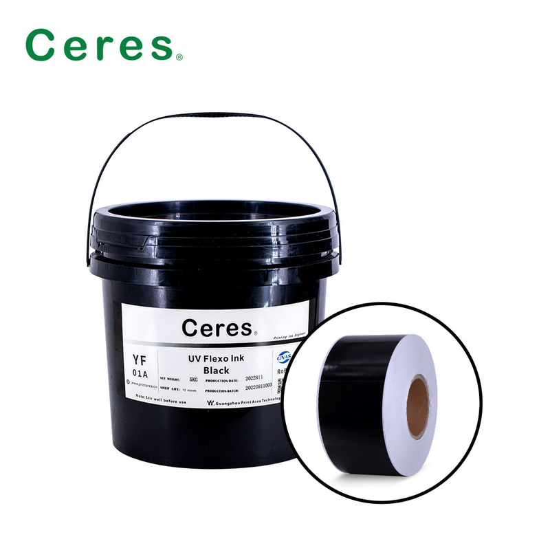 UV Flexo Ink CMYK και χρώματα Panton για την εκτύπωση ετικετών