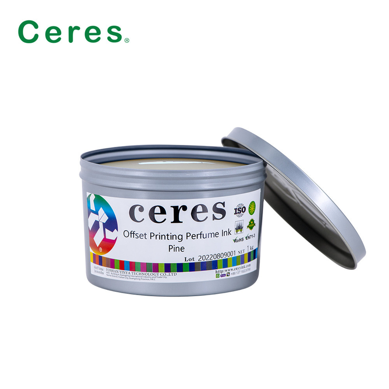 Τύπο Ceres Offset Μυρίσματα μελάνι Πίνα γεύση Διαφανές χρώμα