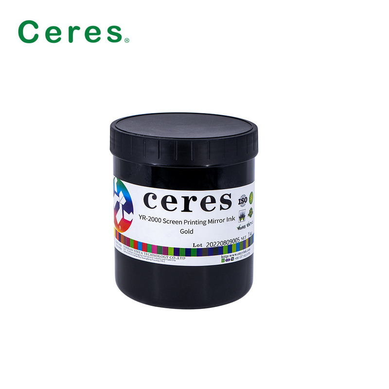 1Kg / Can Ασφάλεια Εικόνα εκτύπωσης μελάνι καθρέφτη Ασημένιο και χρυσό χρώμα
