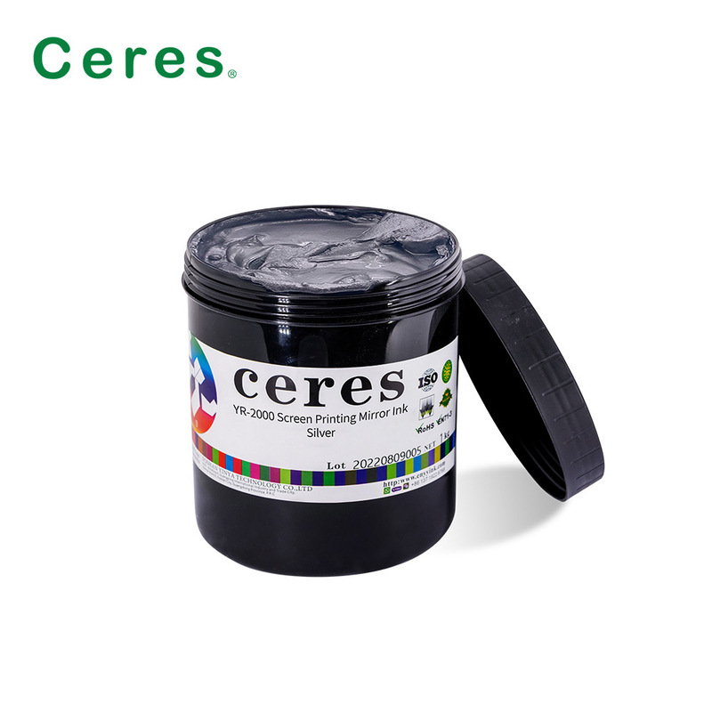 1Kg / Can Ασφάλεια Εικόνα εκτύπωσης μελάνι καθρέφτη Ασημένιο και χρυσό χρώμα