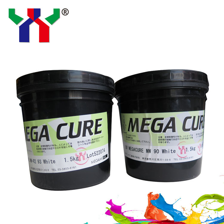 Οφσετ λευκό χρώμα μελάνι 1kg Can UV Curing Printing Ink Msds NW90 Γρήγορη ξήρανση