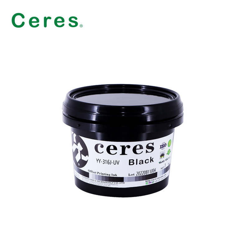 Ζωηρό χρώμα UV Offset μελάνι 1 kg Can High Speed Pantone Printing Ink