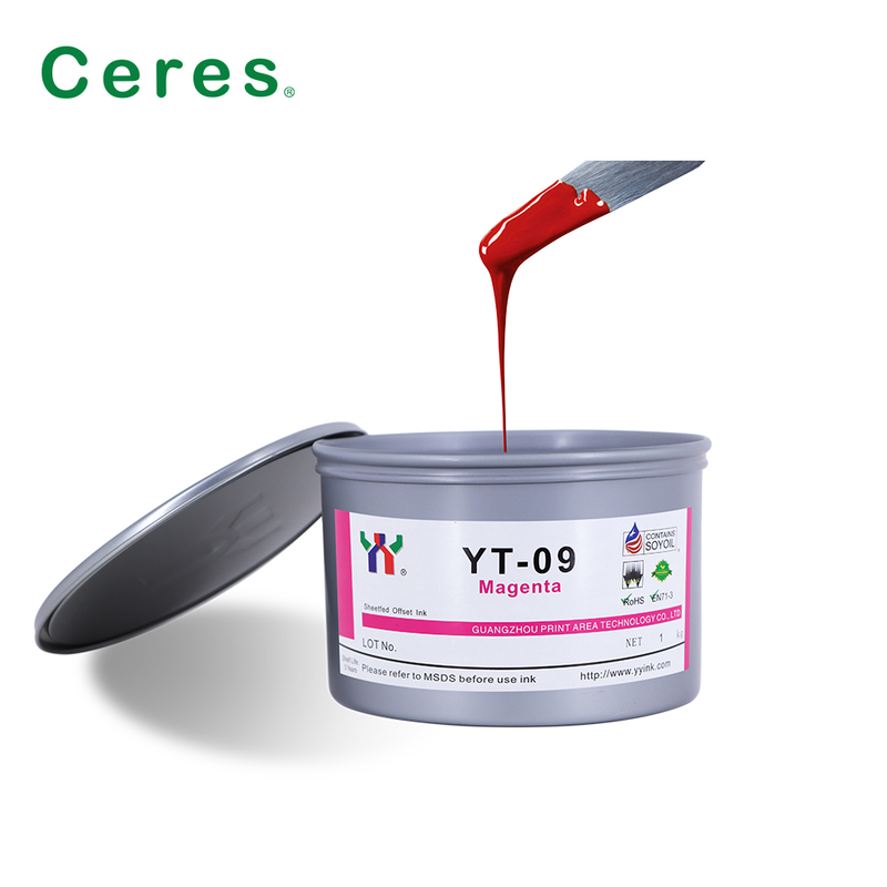ECO-Friendly High Concentration High Temperature Resistance Offset Printing Ink for Sheet-Fed Applications