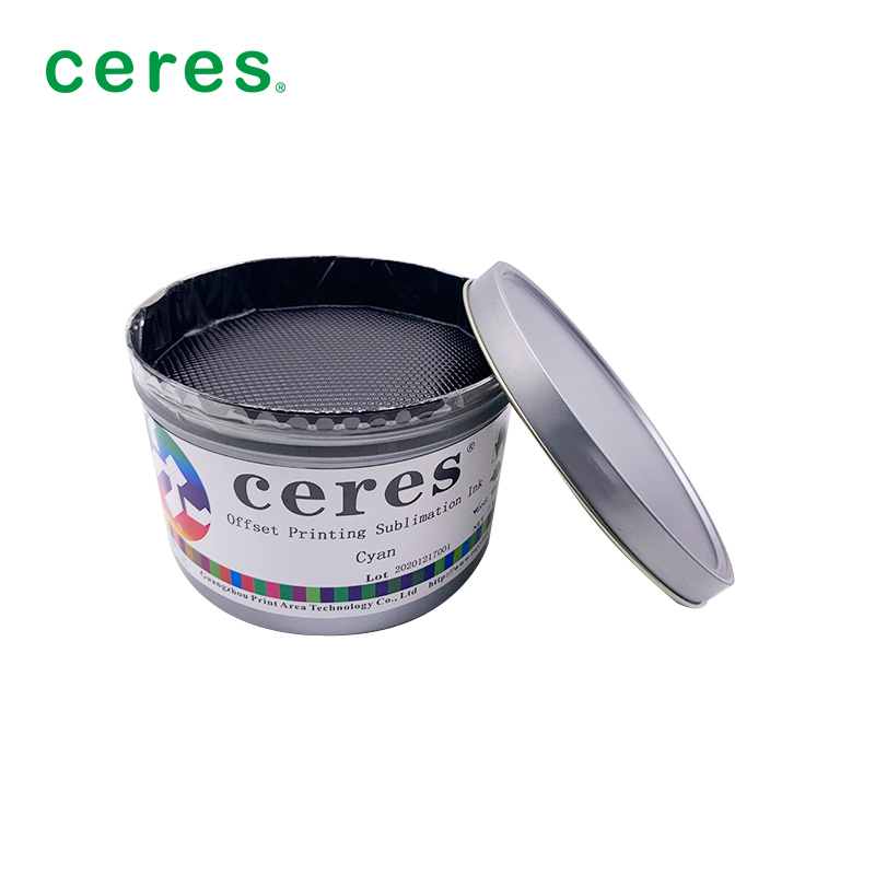 Ματζέντα μελάνι εξάχνωσης για εκτύπωση όφσετ με θερμοκρασία μεταφοράς 180-220 βαθμούς και βάρος χαρτιού 70-110 γραμμάρια για μικρή διαφορά χρώματος