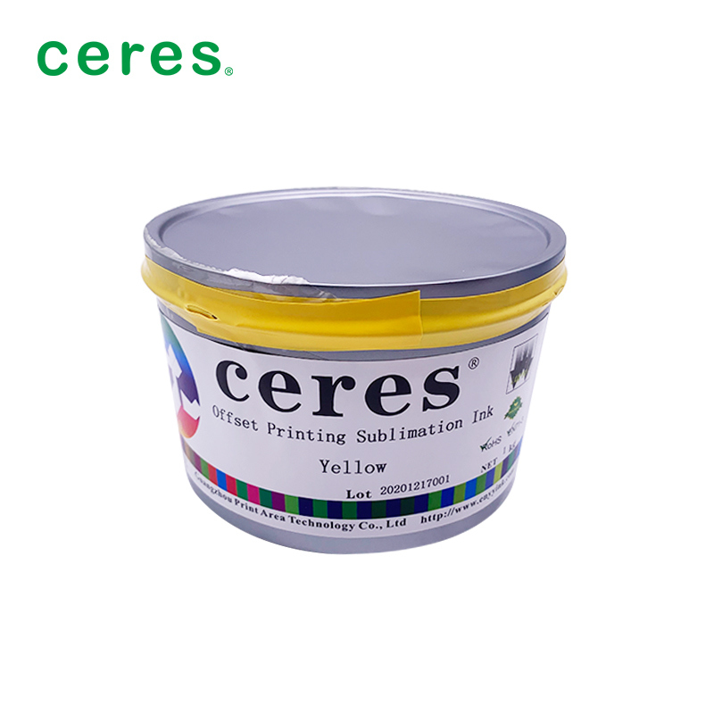 Ματζέντα μελάνι εξάχνωσης για εκτύπωση όφσετ με θερμοκρασία μεταφοράς 180-220 βαθμούς και βάρος χαρτιού 70-110 γραμμάρια για μικρή διαφορά χρώματος