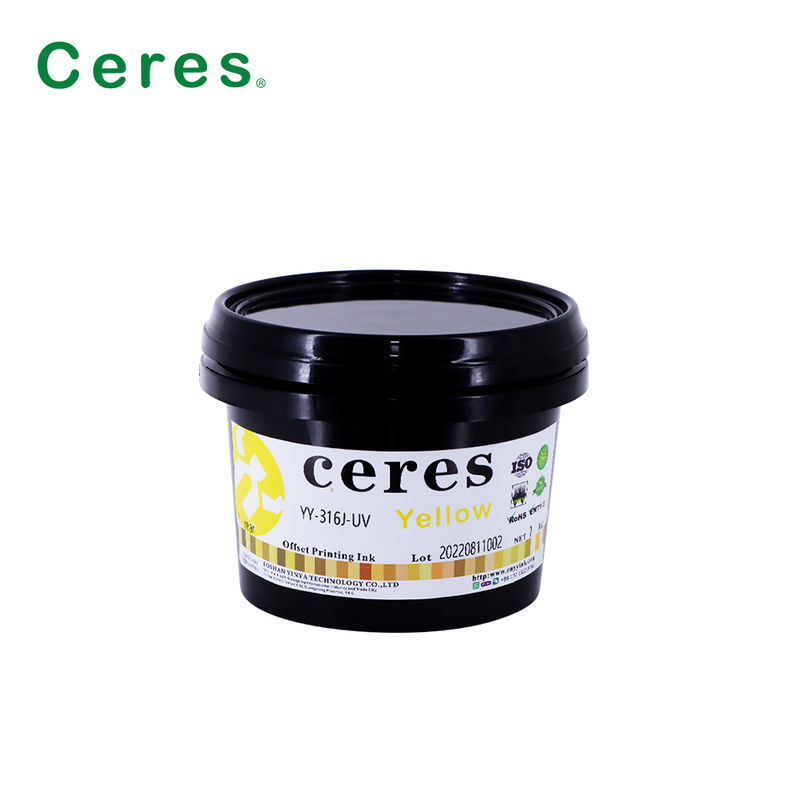 EN71-3 Πιστοποιημένο UV Offset Ink Α+ βαθμού με ισχύ ενός έτους για υψηλής ποιότητας εκτύπωση CMYK