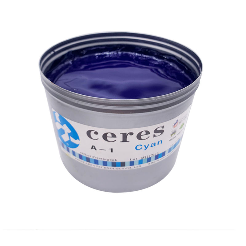 Υψηλή λάμψη Υψηλή πυκνότητα χρώματος Σόγια Offset μελάνι εκτύπωσης με 24μηνη εγγύηση για οποιοδήποτε χαρτί