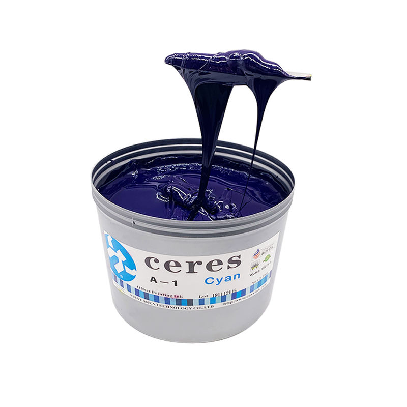 Υψηλή λάμψη Υψηλή πυκνότητα χρώματος Σόγια Offset μελάνι εκτύπωσης με 24μηνη εγγύηση για οποιοδήποτε χαρτί