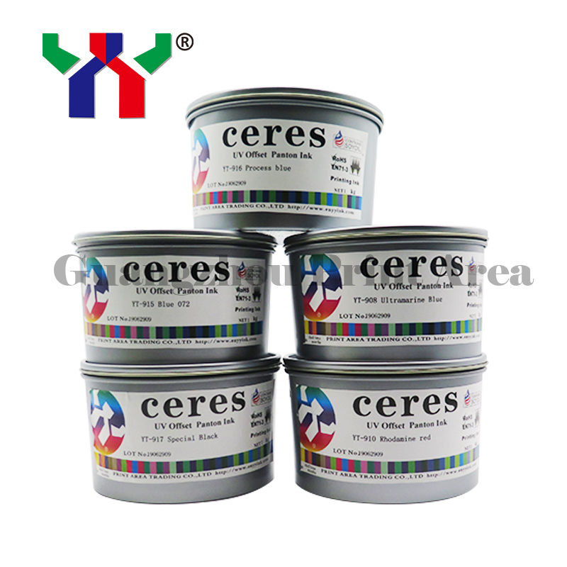 YT-910 UV Offset Ink με 24μηνη εγγύηση 100% ασφαλής και δοκιμασμένη για εκτύπωση συσκευασίας