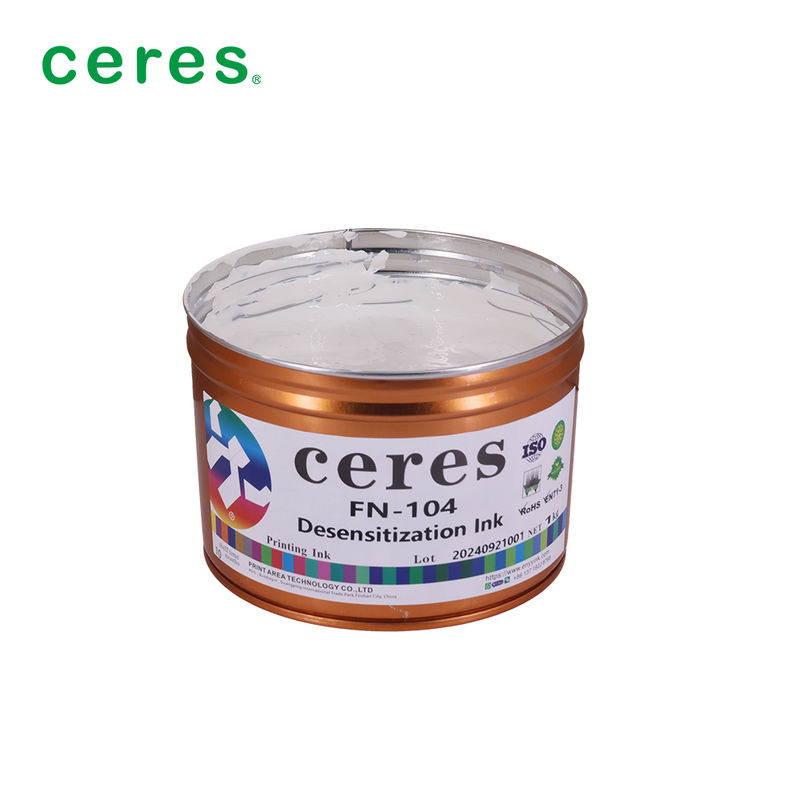 Λευκό μελάνι εκτύπωσης όφσετ με βάση διαλύτη για αποδείξεις express σε συσκευασία 1kg/κουτί