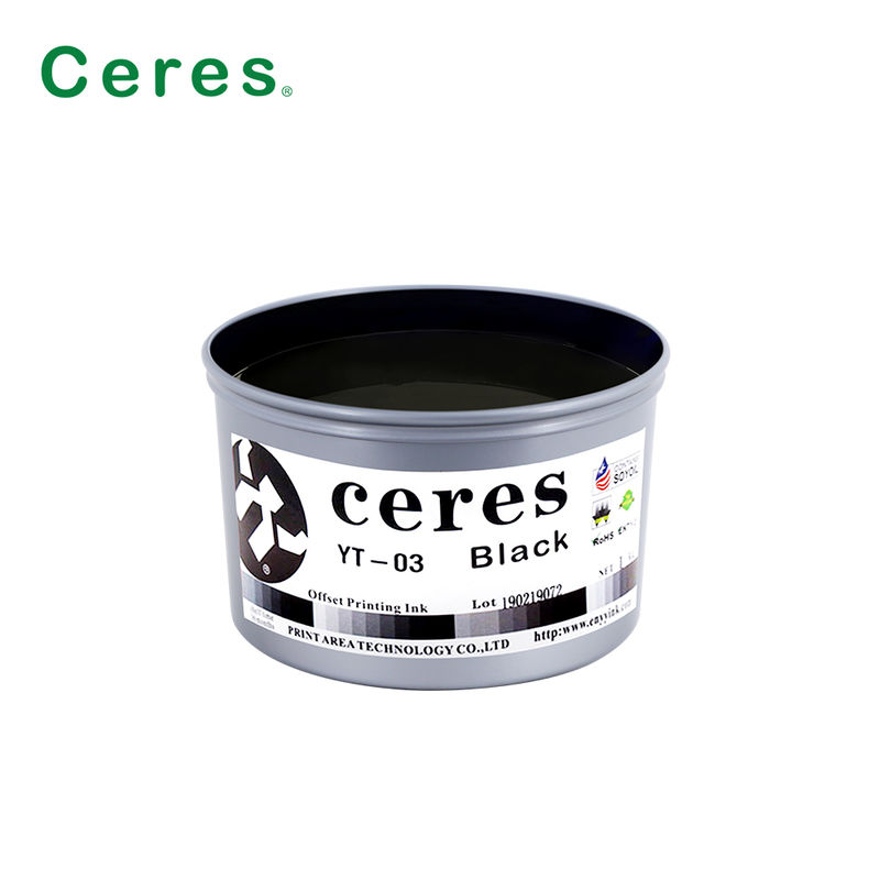 Ceres YT-03 Γρήγορου Στεγνώματος Οικολογικό Μελάνι Σόγιας Offset Υψηλής Γυαλάδας για Εκτύπωση CMYK