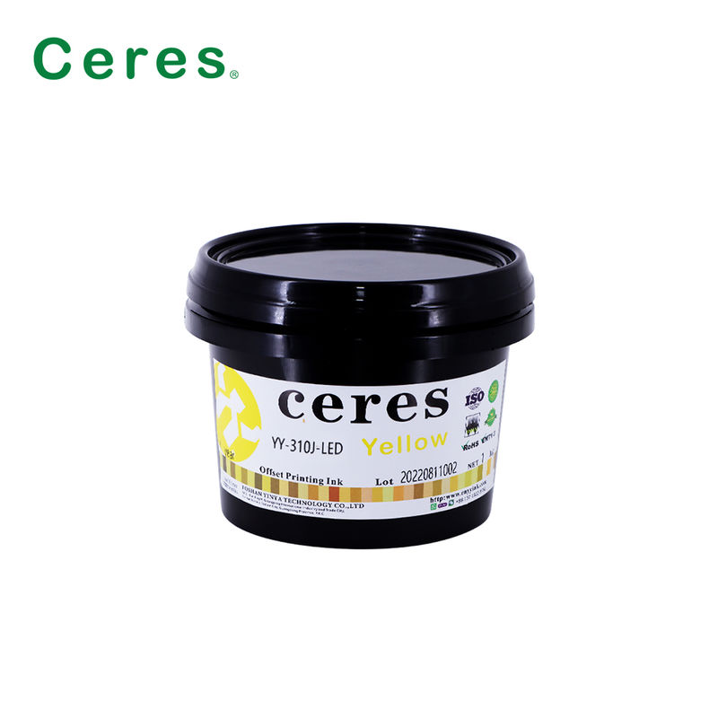 UV Offset Ink Warm Red Χρώμα Γρήγορο Στέγνωμα με Καλή Απόδοση Μεταφοράς για Εκτύπωση Όφσετ