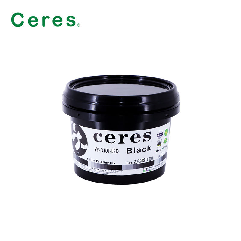 UV Offset Ink Warm Red Χρώμα Γρήγορο Στέγνωμα με Καλή Απόδοση Μεταφοράς για Εκτύπωση Όφσετ