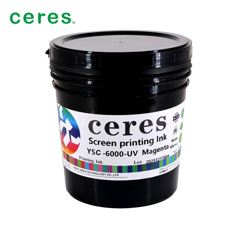 High Opacity UV Screen Printing Ink with High Flexibility and Fast Drying for Touchscreen Films