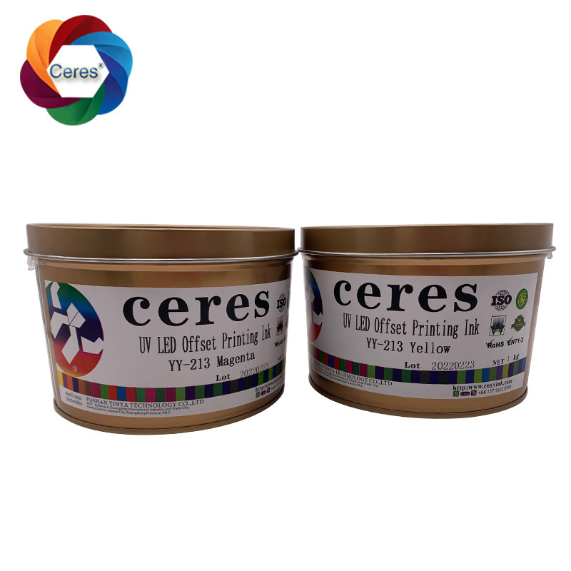 MSDS UV Offset Ink Ceres 1 Kg Can Solvent Based Ink YY-213 Γρήγορη ξήρανση