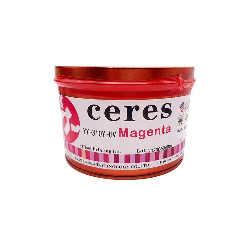1 kg Can UV Offset Printing Ink CMYK Reflex Blue Spot Color Ink Με βάση διαλύτη