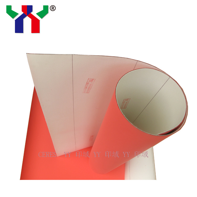 PS Τύποι πλακέτας Offset Blanket Κόκκινο καουτσούκ UV εκτυπωτική μηχανή Σχέση
